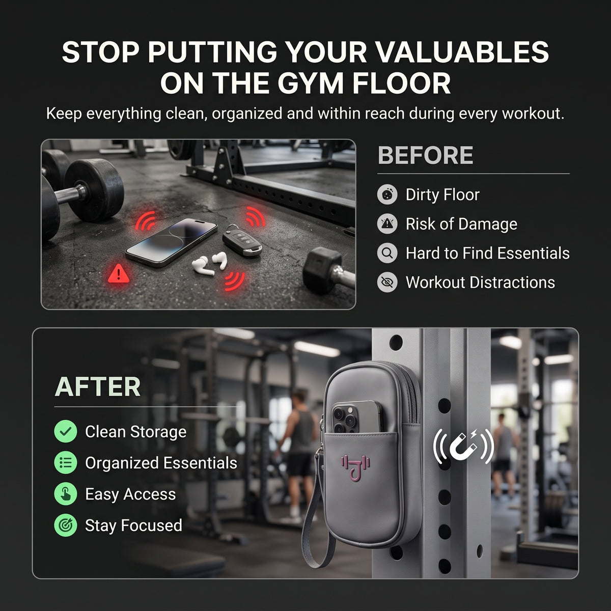 GYMHOOK Magnetic Essential Holder