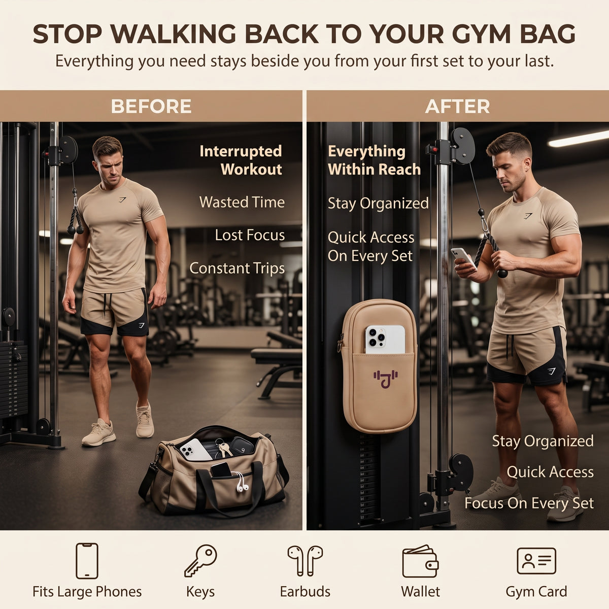 GYMHOOK Magnetic Essential Holder